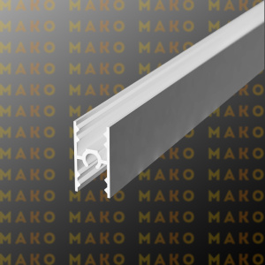 Профиль разделительный широкий с крепежом MS451 Белый глянец (A16)